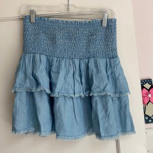 Blue Aerie mini skirt